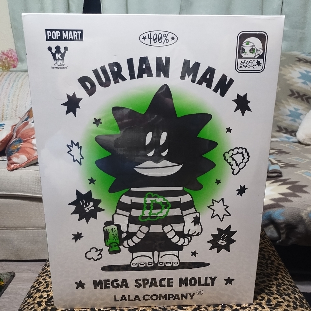 SOLD Pop Mart- Mega Space Molly - Durian Man 400%